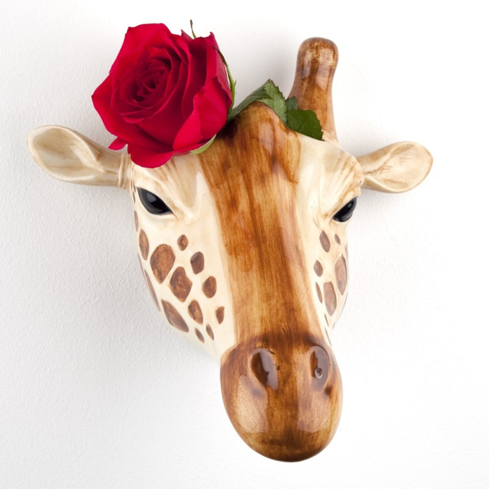 Giraffe Wall vase, L15 x D14 x H16cm-0