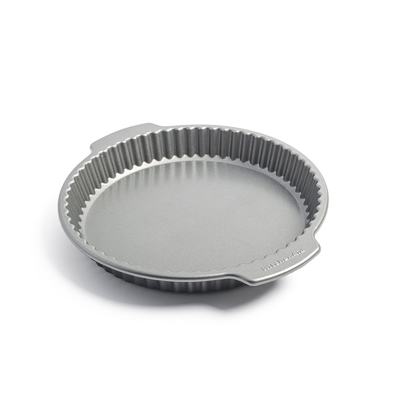 Metal Bakeware Quiche Pan, 28cm, Grey-0