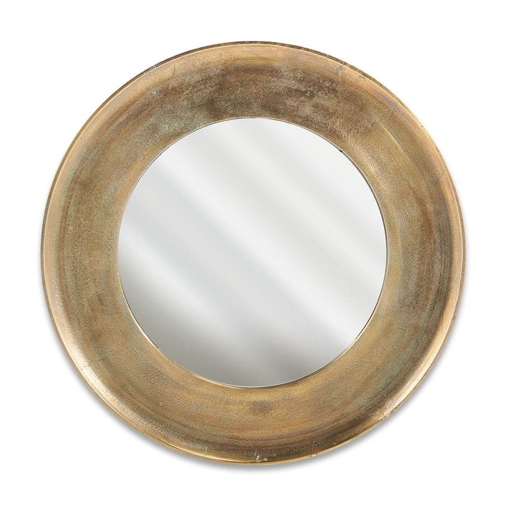 Yakira Small Mirror, H62 x W62 x D2cm, Metallic-1