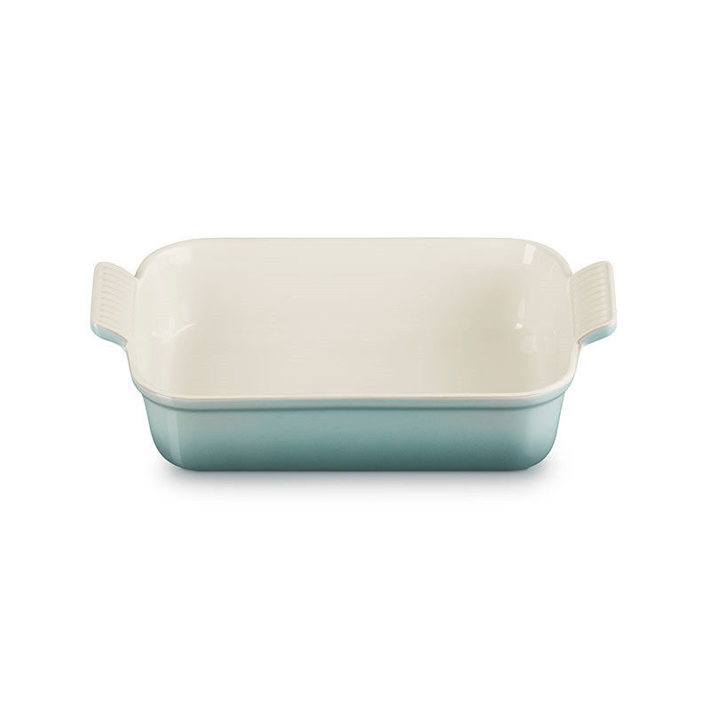 Stoneware Heritage Rectangular Dish, 26cm, Sea Salt-0