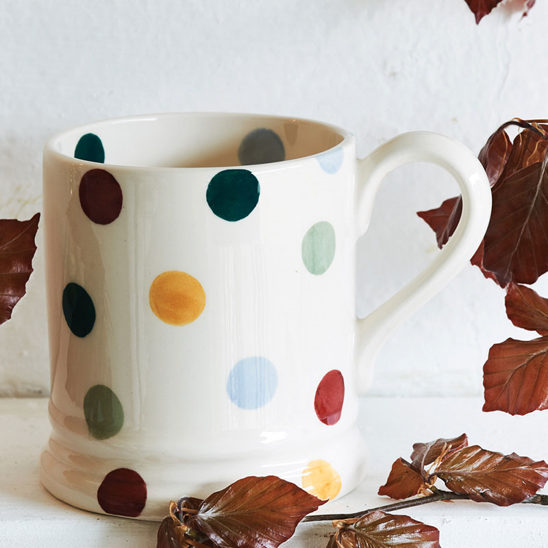 Polka Dot Mug, 300ml, Cream-5