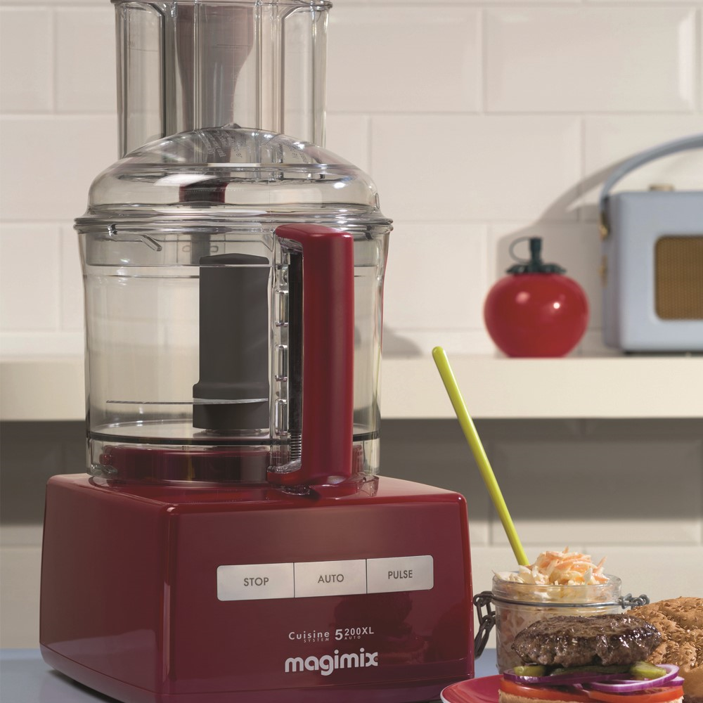 5200 XL Food Processor 18585, 3.6L, Red-1