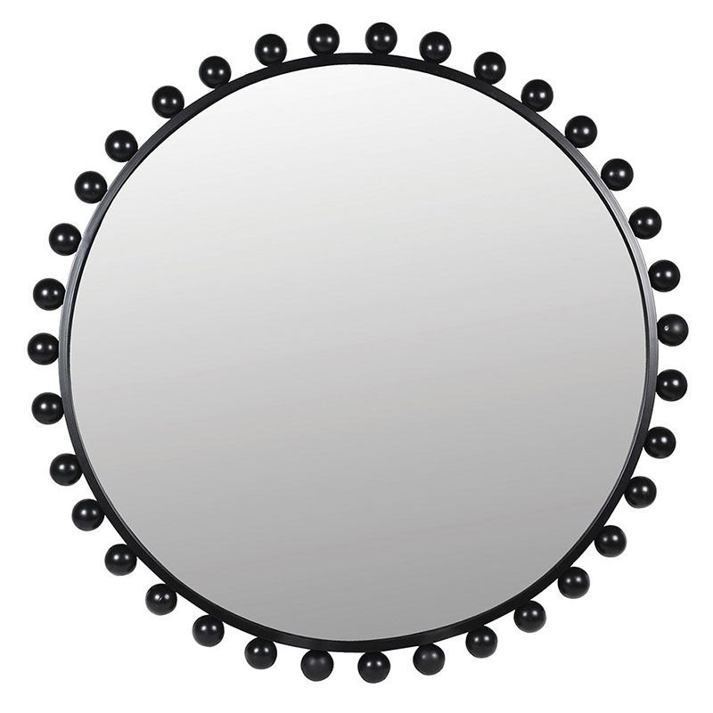 Bobble Mirror, D98cm, Black-0