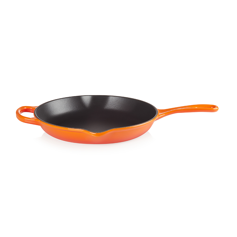 Signature Cast Iron Round skillet, 23cm, Volcanic-2