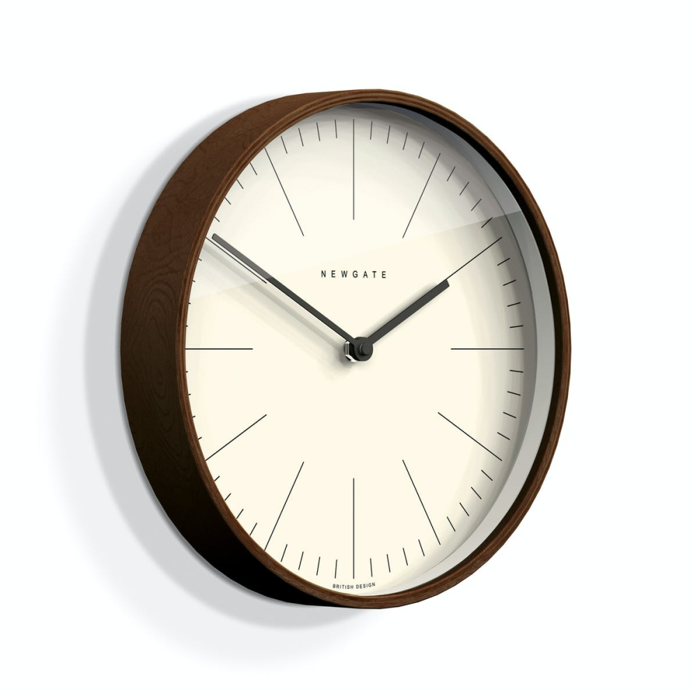 Mr Clarke Wall clock, Dia53cm, dark stain finish-0