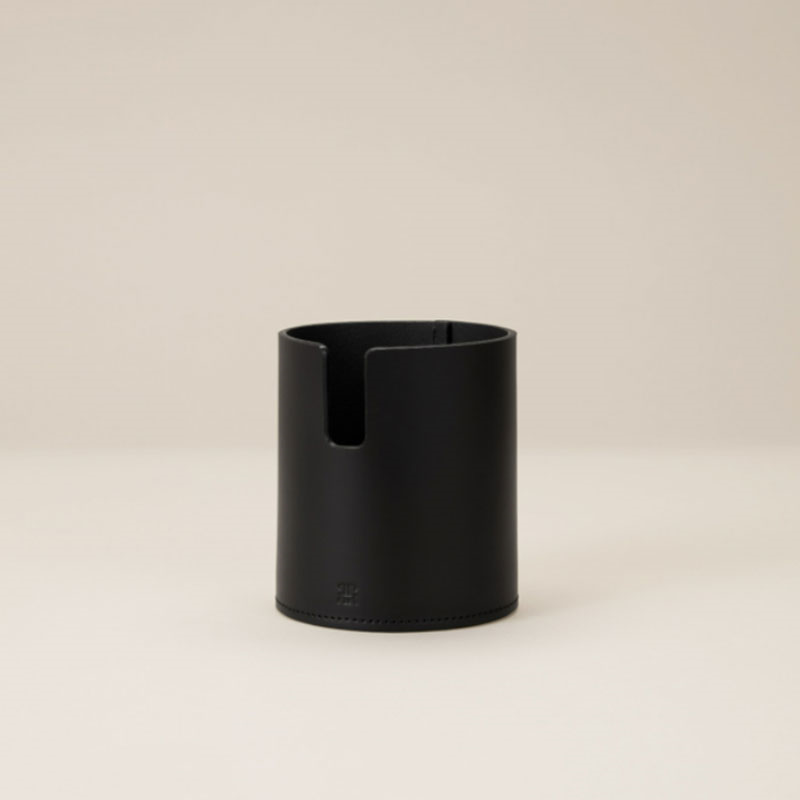 Studio Collection Pencil Pot, H11.5 x D10cm, Midnight black-1