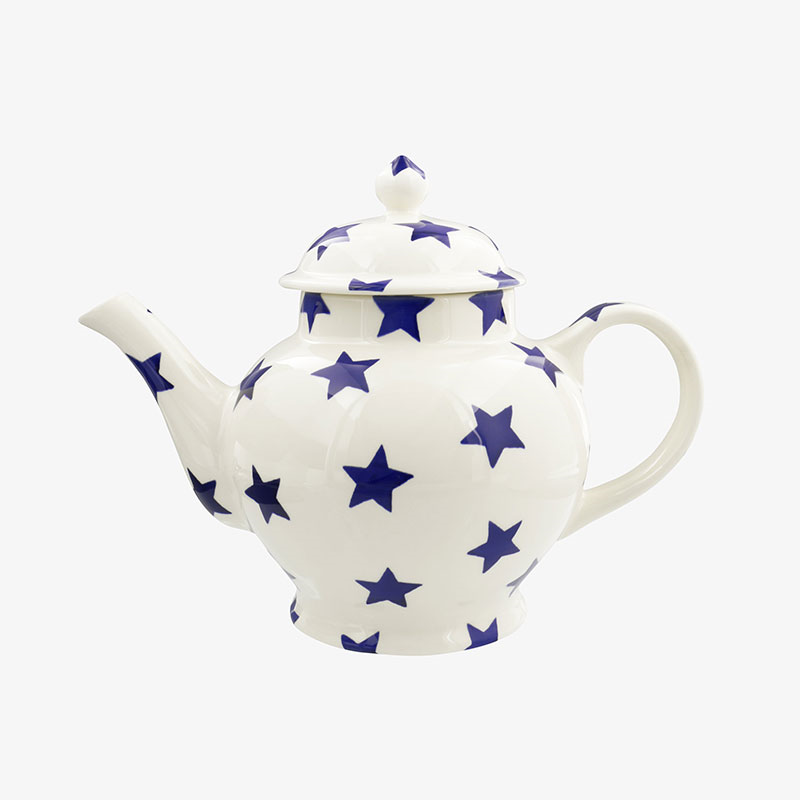 Blue Star Teapot, 1.6l, Cream-0