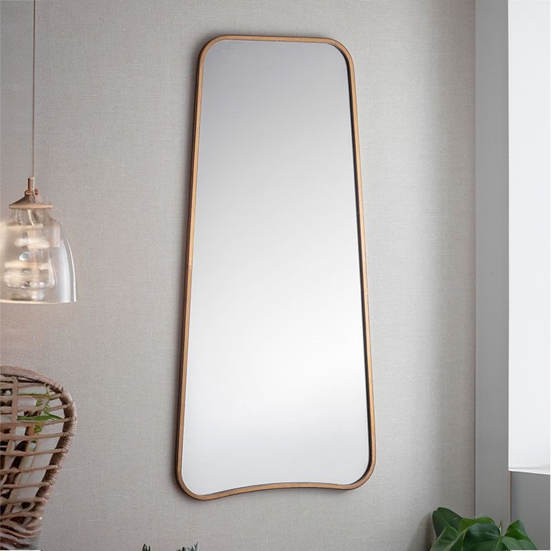 Epwell Mirror, H119cm, Gold-0