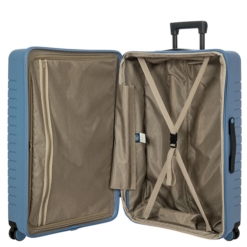 Ulisse Expandable Suitcase, H79 x L53 x W31cm, Grey Blue-7