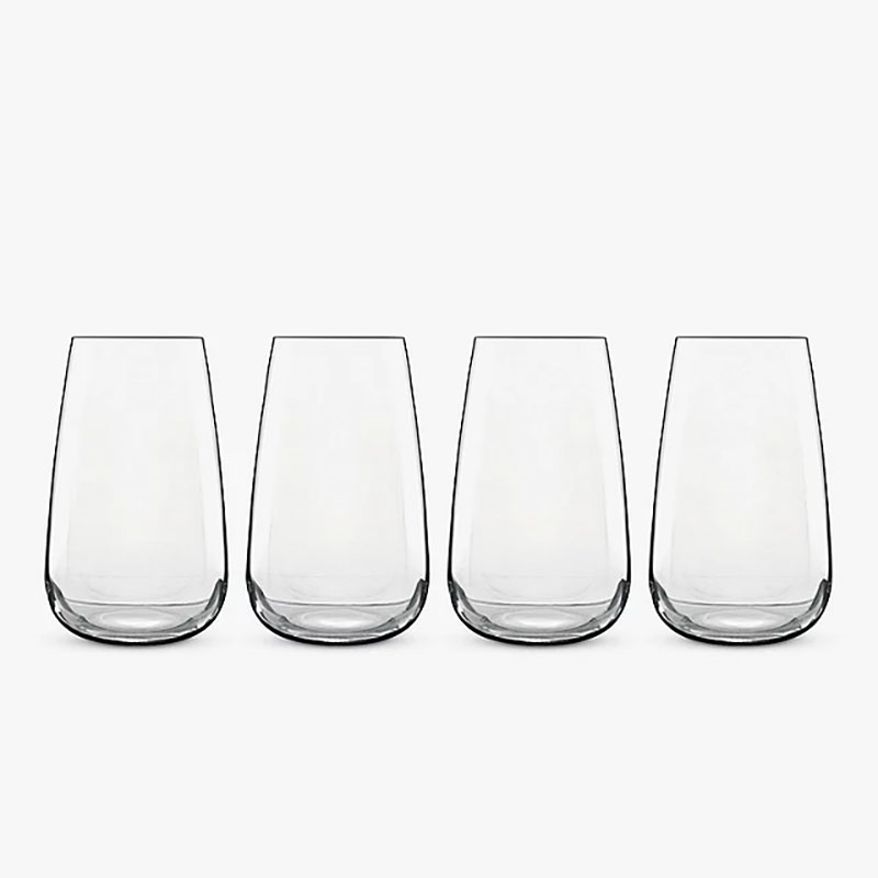 Talismano Set of 4 Hi Ball Glasses, 570ml, Clear-1