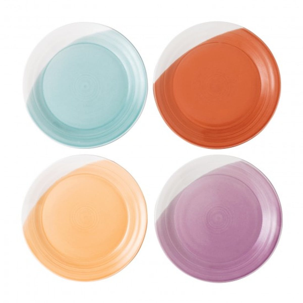 1815 Brights Set of 4 plates, 28cm, Mixed Colours-0