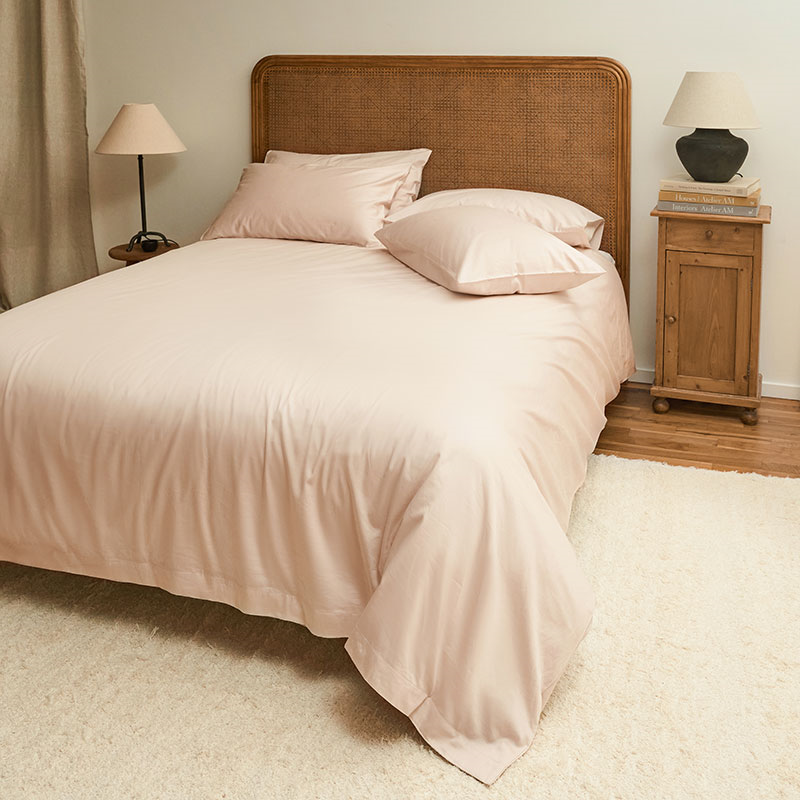 Original Sateen  Duvet Cover, Superking, Dusky Pink-0