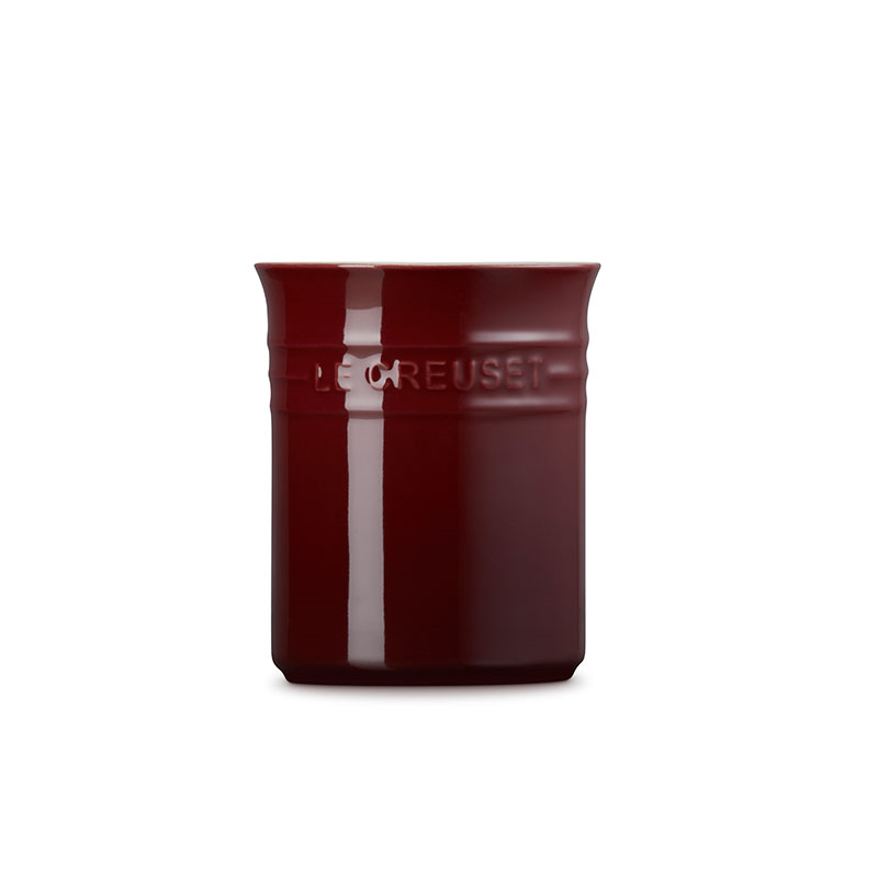 Stoneware Utensil Jar, Small, Garnet-2