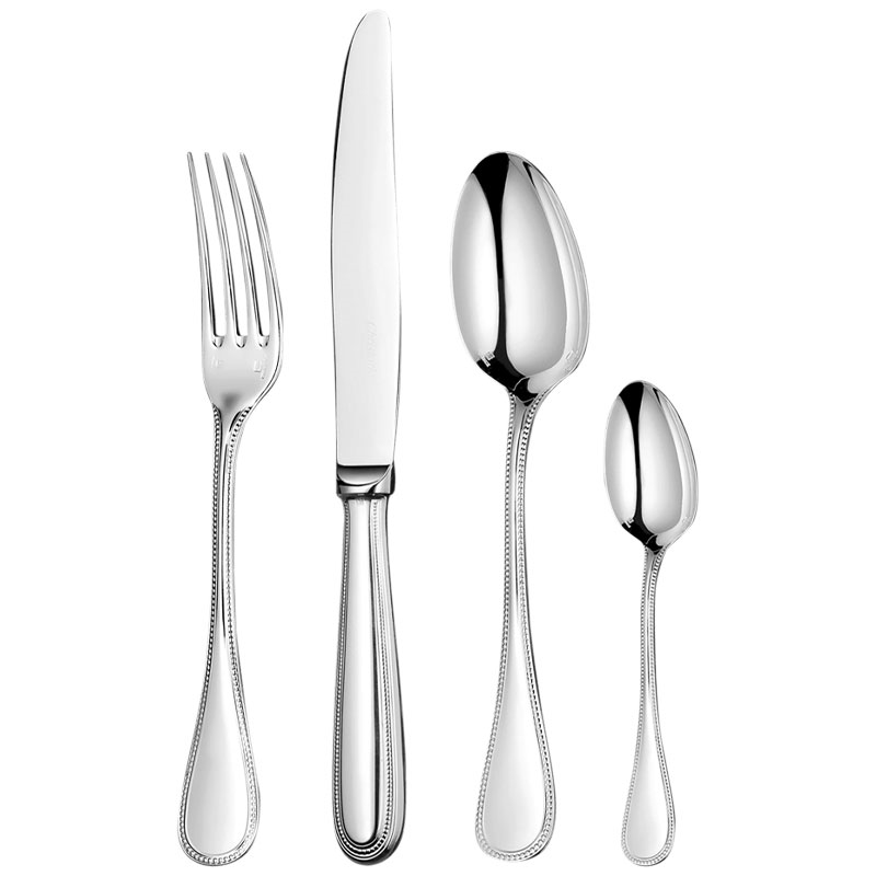 Perles 36 Piece Cutlery Set, Stainless Steel-0