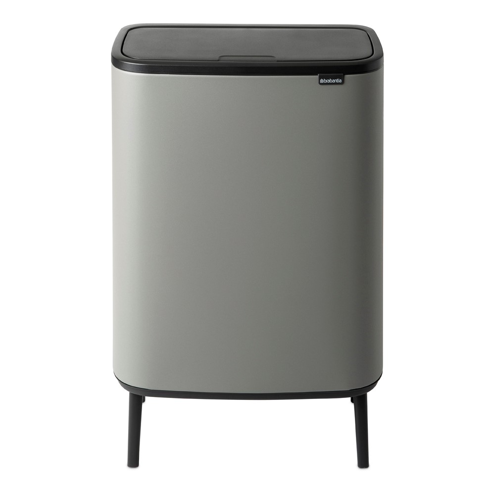 Bo Hi touch bin, 30 litre, Mineral Concrete Grey-8