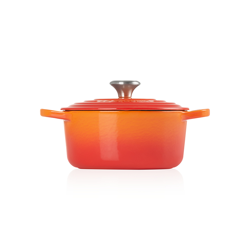 Signature Cast Iron Round casserole, 22cm - 3.3 litre, Volcanic-4