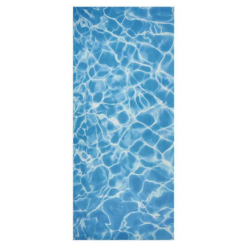 La Piscine Linen Tablecloth, 250cm x 165cm, Blue-0