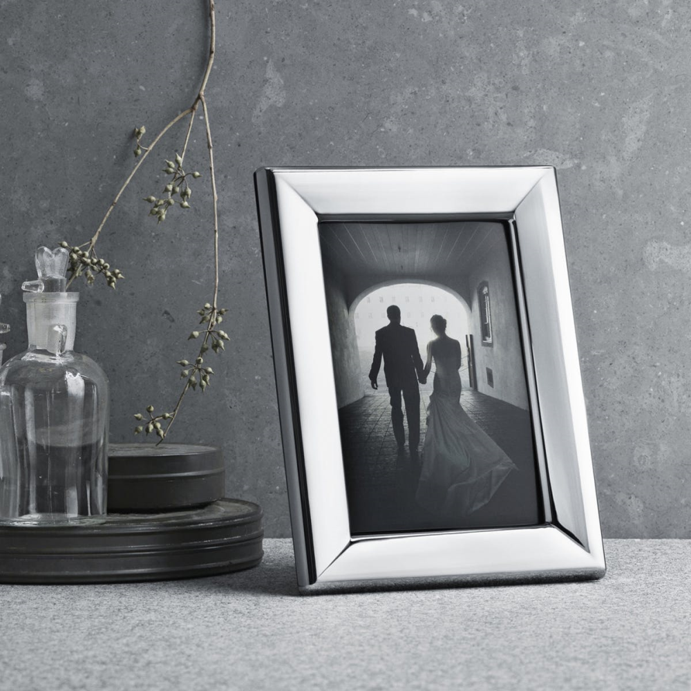 Modern Photograph frame, 10 x 15cm, Stainless Steel-1