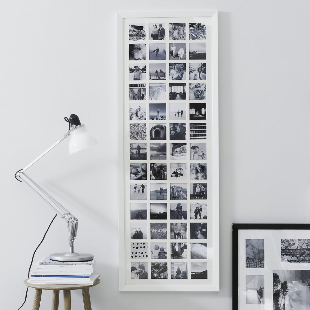 Year in Memories Photograph frame - 52 aperture, H133.5 x W48cm, White-0