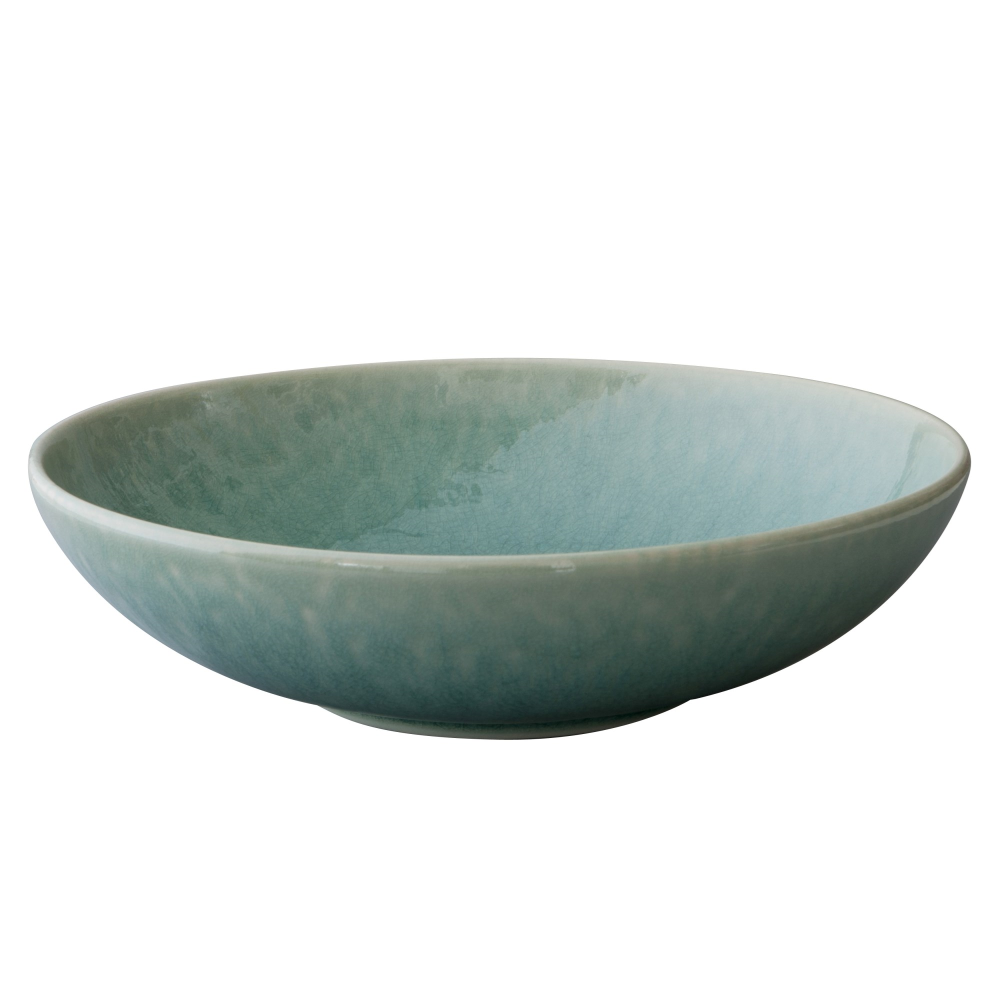 Tourron Pair of pasta plates, 23.7cm, jade-0