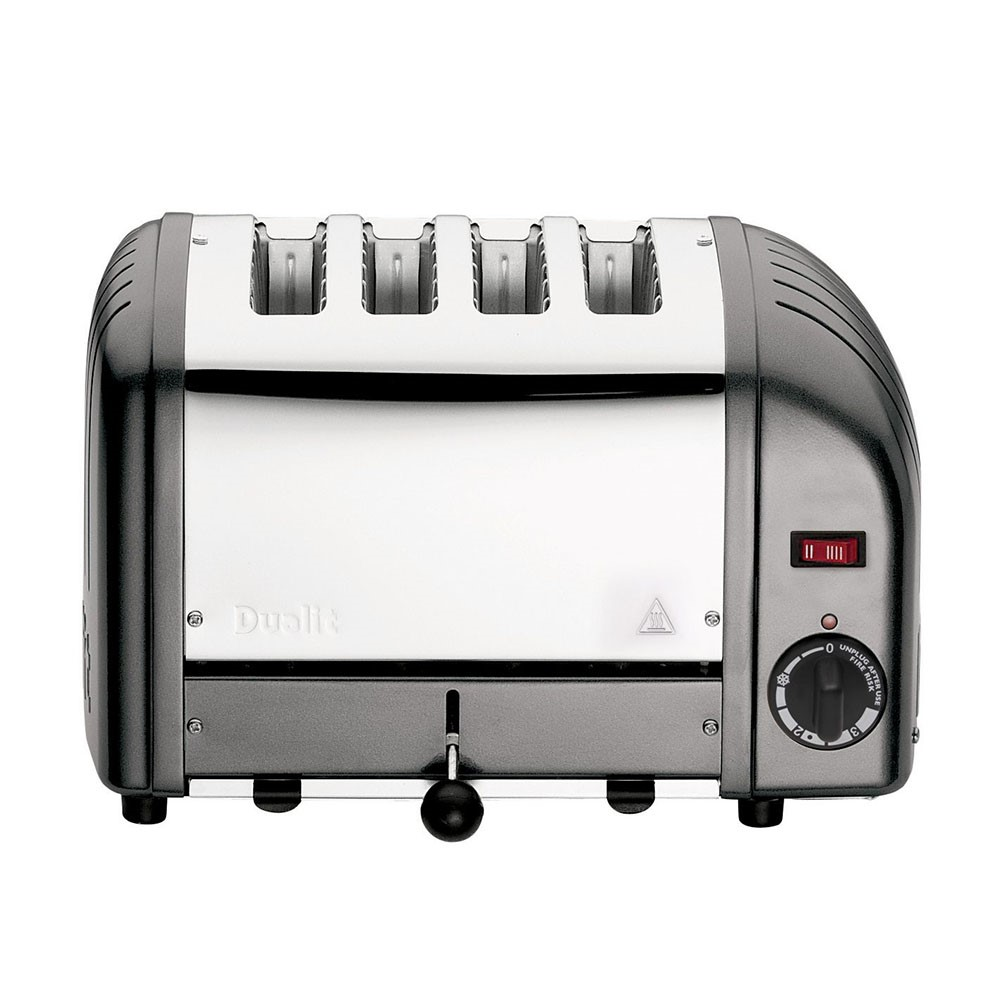 Classic Vario 4 slot toaster, metallic charcoal-1