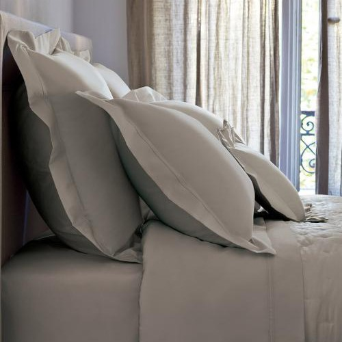 Triomphe - 300 Thread Count Cotton Sateen Super king duvet cover, 260 x 220cm, Platine-2