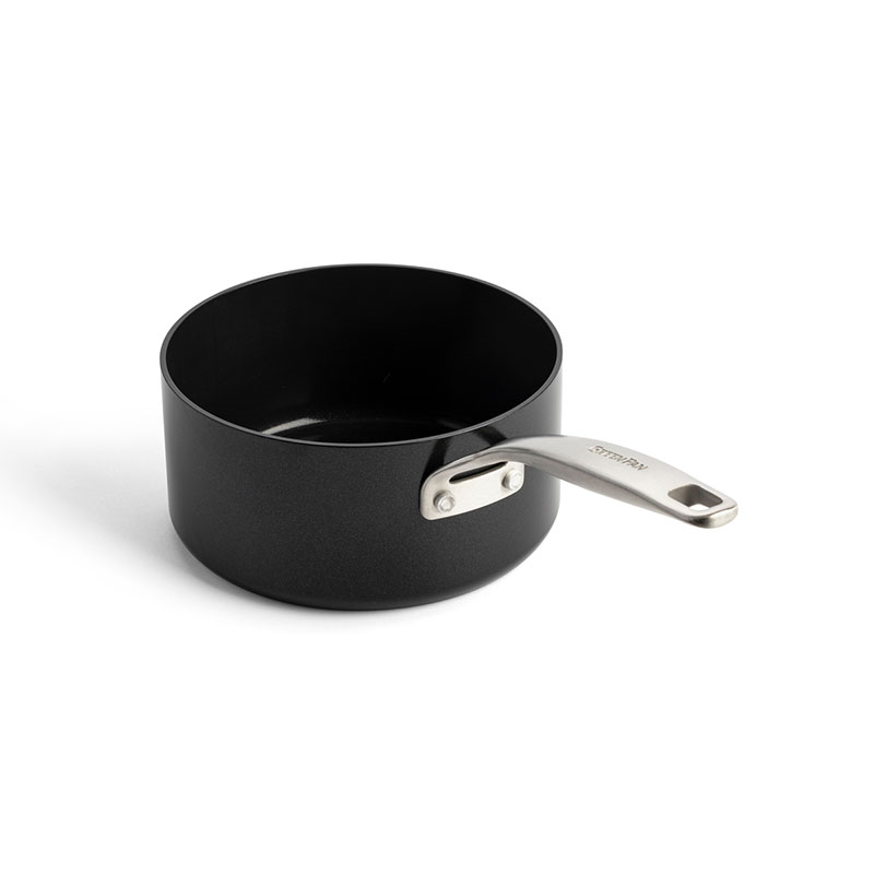 Copenhagen Non-Stick Saucepan, 18, Black-0