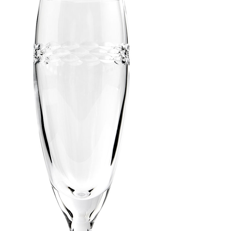 Neo Set of 2 Champagne Flutes, 210ml-1