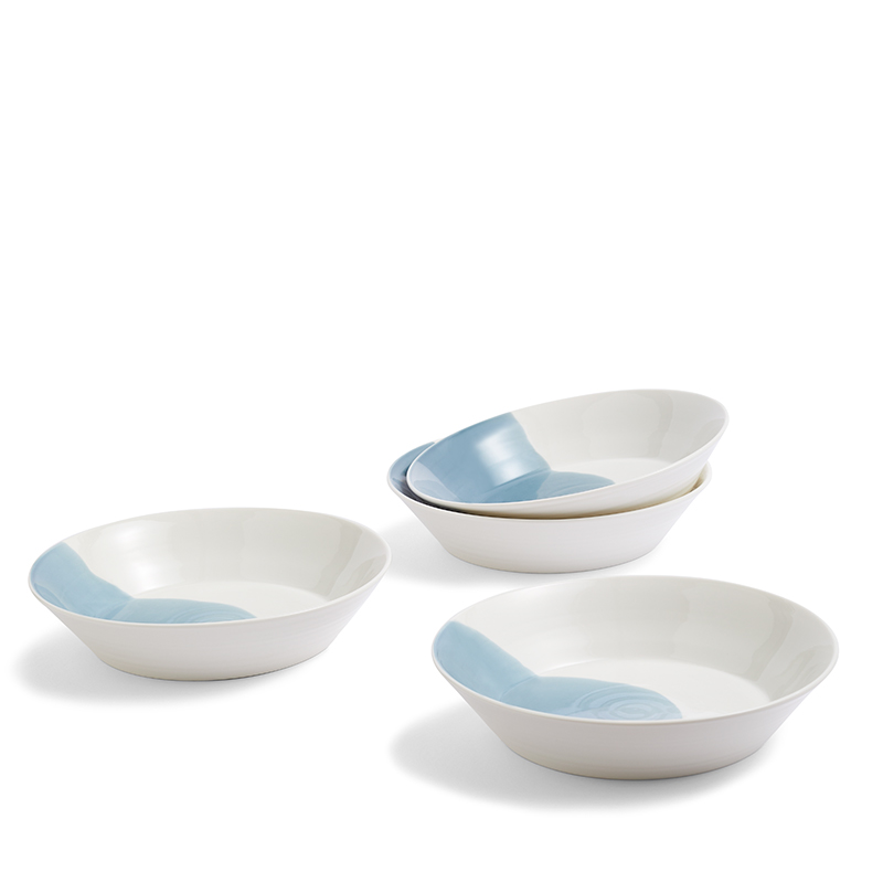 Signature 1815 Set of 4 Pasta Bowls, D23cm, Blue-0