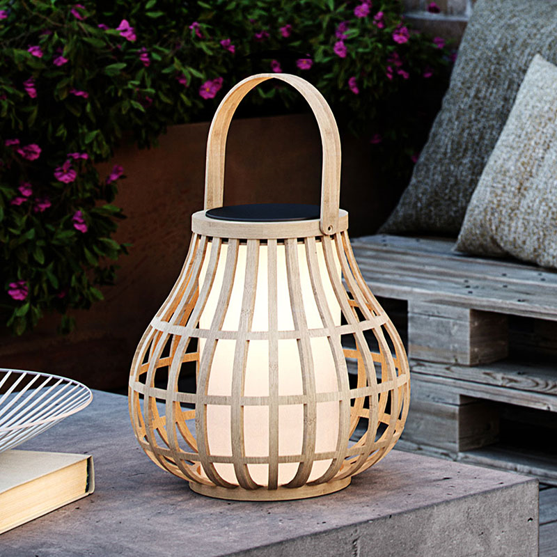 Leo Portable Solar Light, H30cm, Natural-0