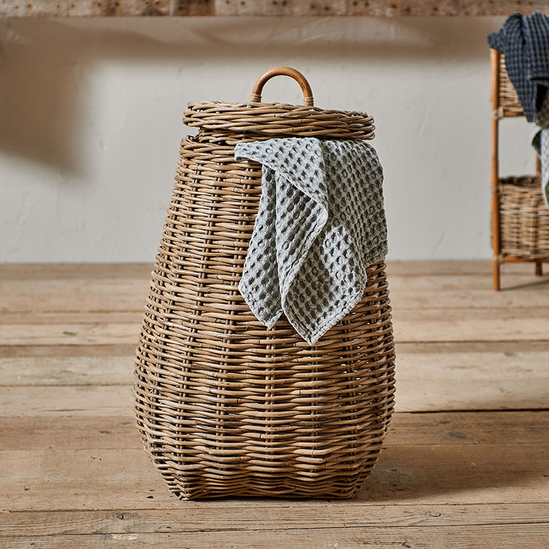 Amandi Laundry Bin, Rattan-0