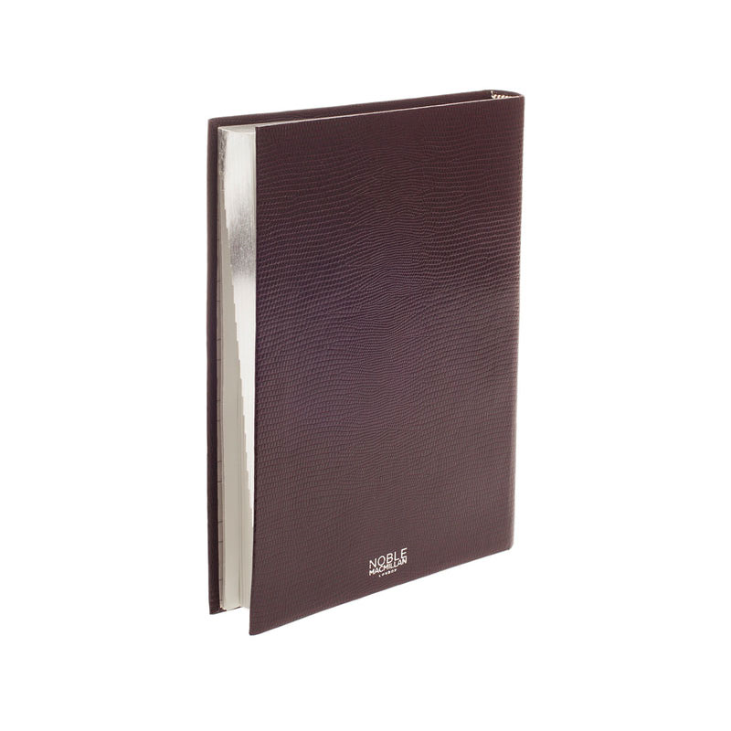 Jubilee Portrait Address Book, 15.5 x 21.5cm, Plum-2