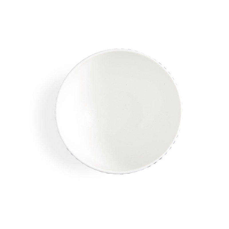 Stecatto Set of 4 Bowls, D16cm, White and Blue-2