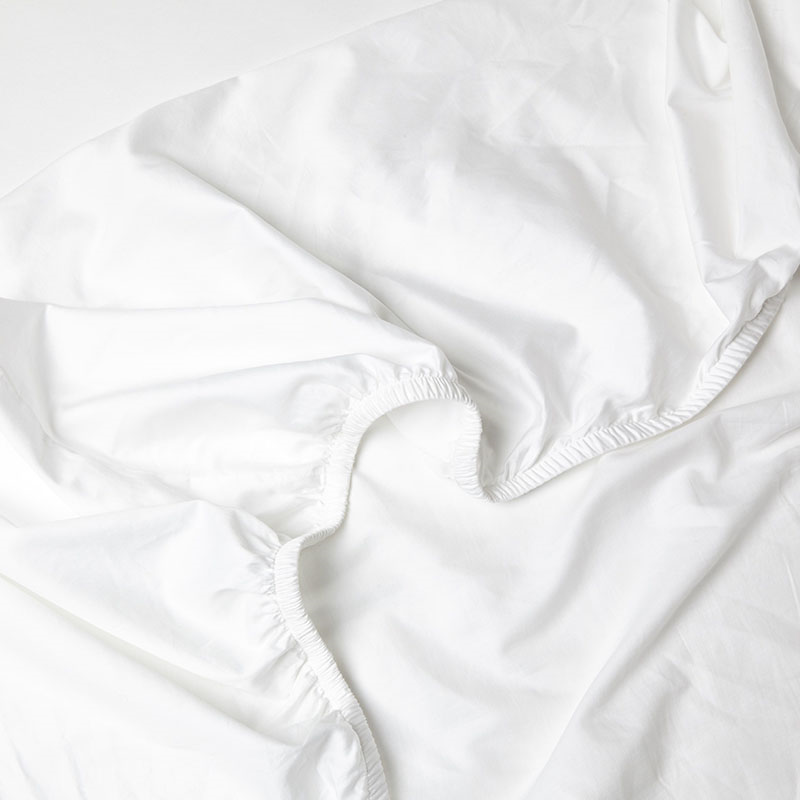 The Perfect 300 Thread Count Deep Fitted Sheet, Double, White-0