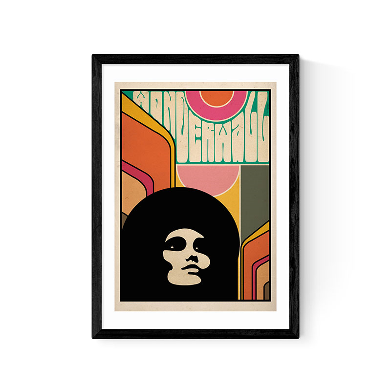 Deltanova Wonderwall Framed Print, 63 x 45cm, Multi-0