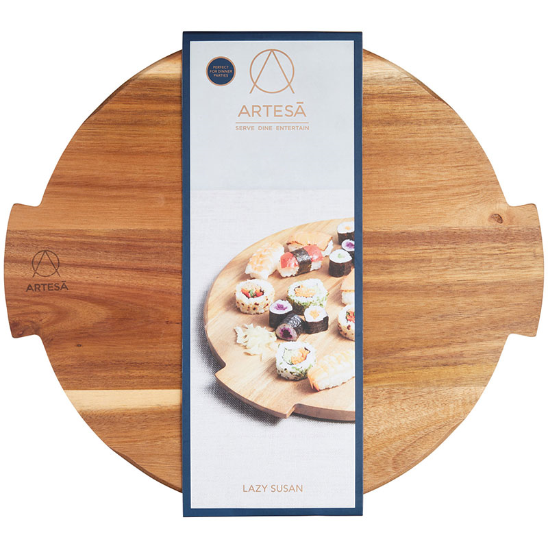 Lazy susan, 39 x 35cm, Acacia Wood-2