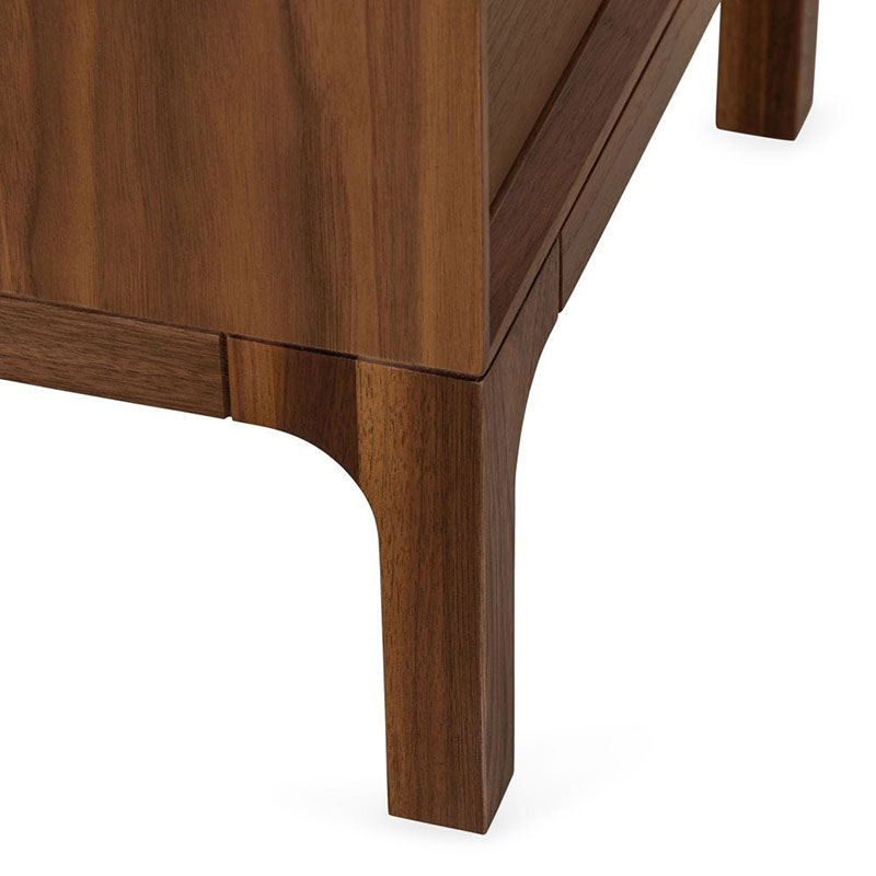 Artie Bedside Table, H56cm, Walnut-4