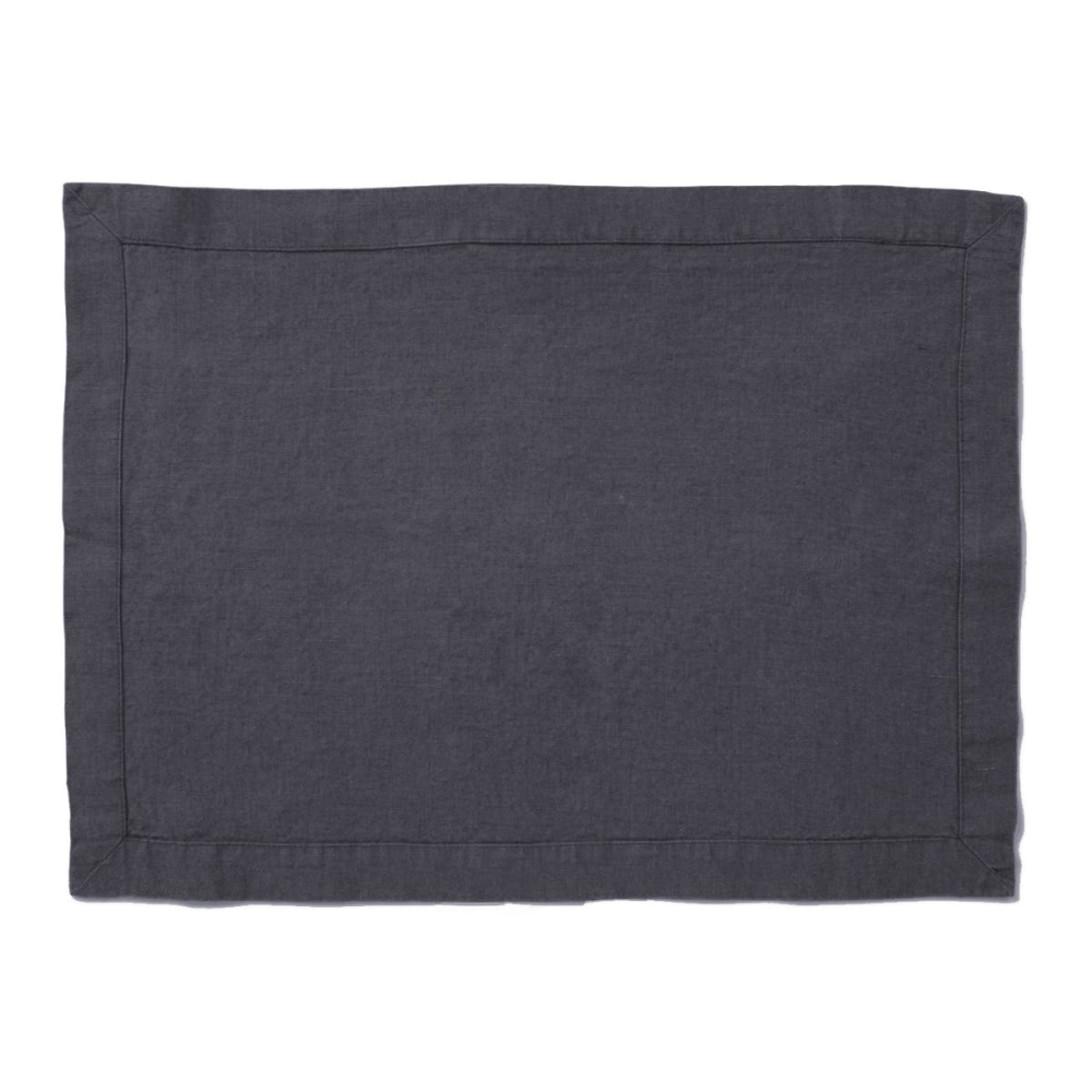 Linen Placemat, Slate-0