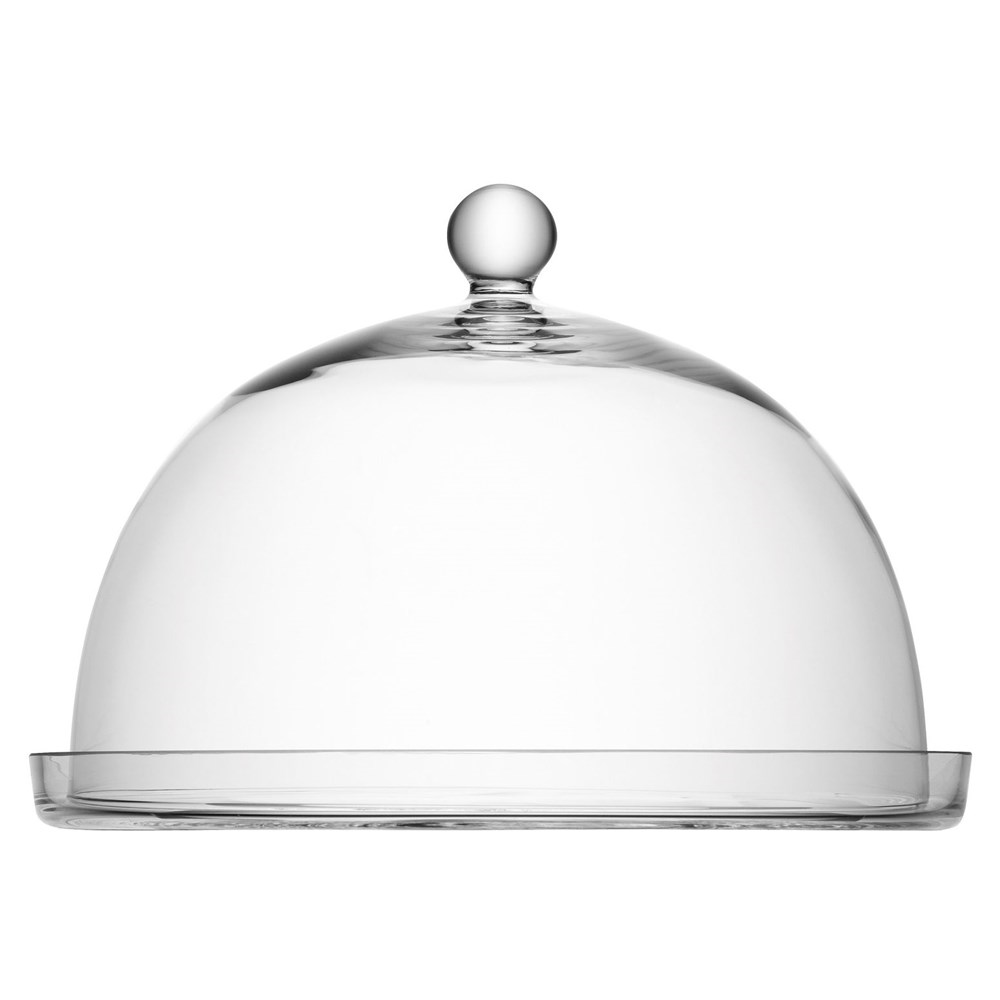 Vienna Plate and dome, D33 x H30cm, clear-0