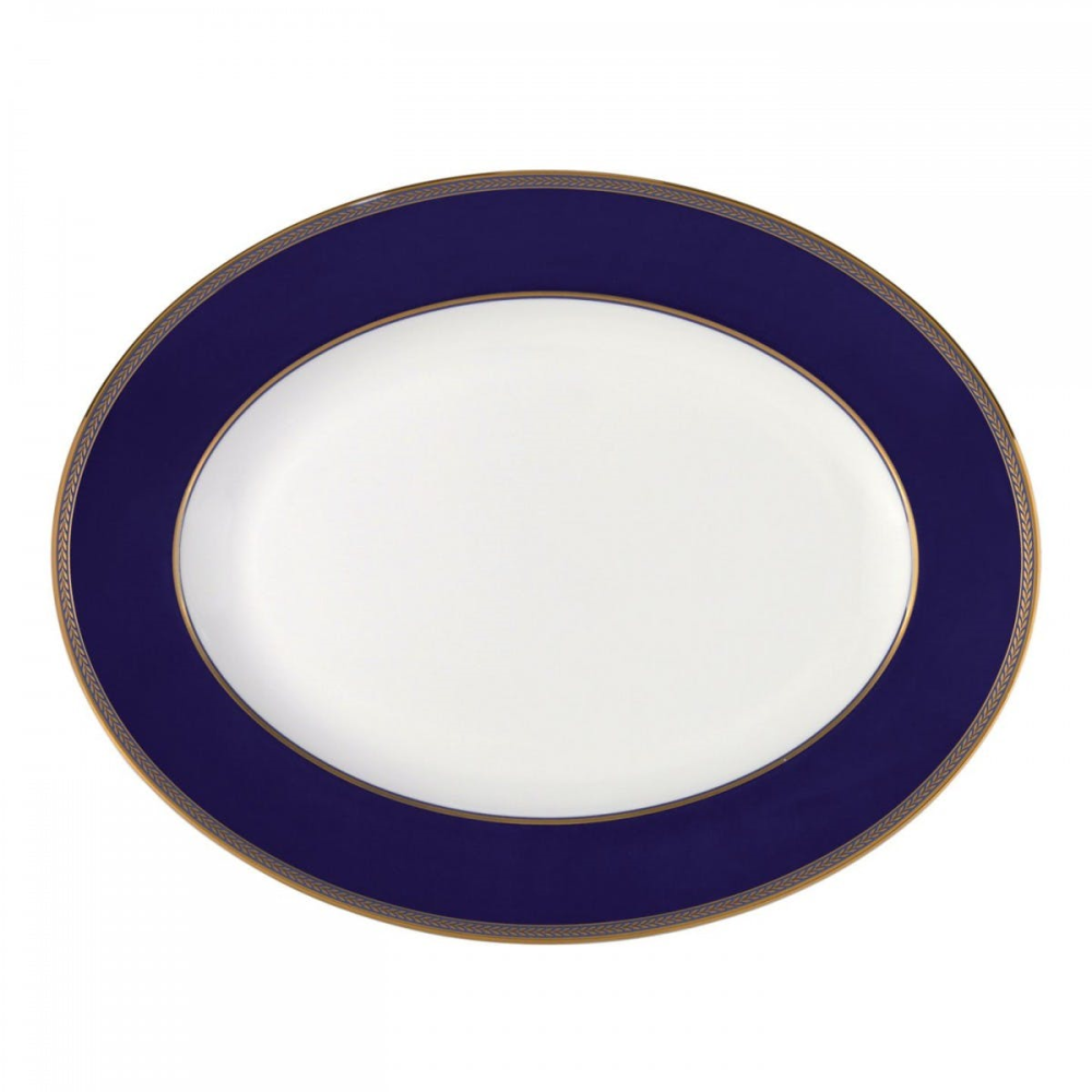 Renaissance Gold Oval platter, 35cm-0