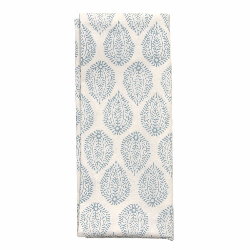 Leaf Set of 4 Napkins, 45 x 45cm, Blue-1