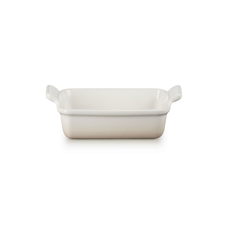 Stoneware Deep rectangular dish, 19cm - 1.08 litre, Meringue-1