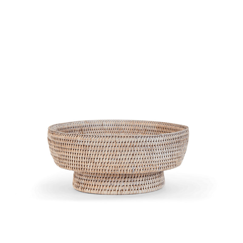 Ashcroft Bowl, D30cm, Rattan-0