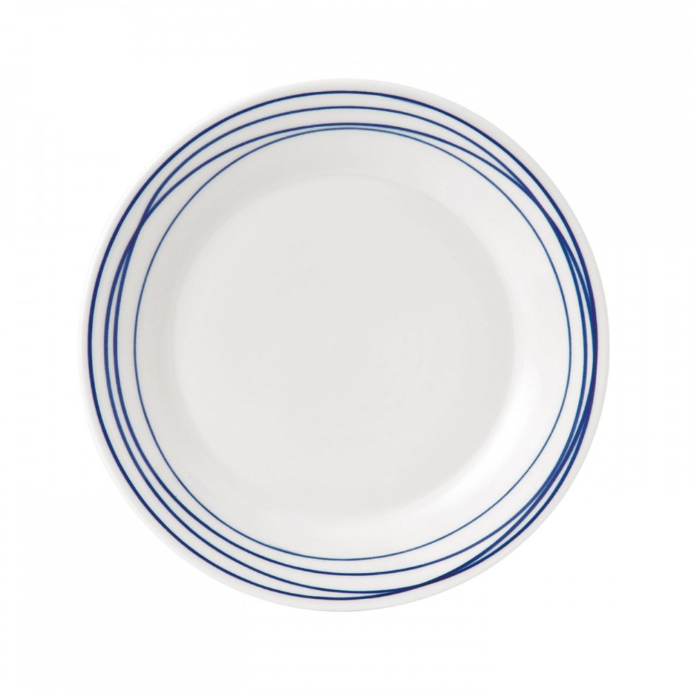 Pacific - Lines Dessert plate, 23cm, Blue-0