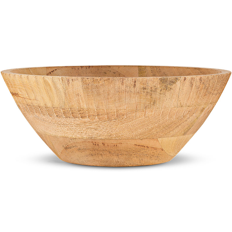 Gavivi Mango Wood Bowl, D30.5cm, Natual-1