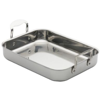 Roasting Pan, Tri-Ply, Stainless Steel, 35cm-0