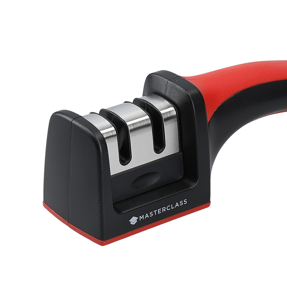 Kitchen knife sharpener with honer-1