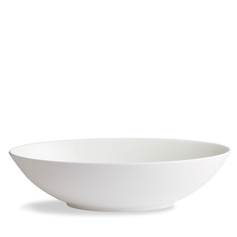 White Oval open serving dish-0