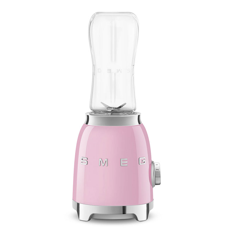 50's Style Mini Blender & Smoothie Maker, 600ml, Pink-0