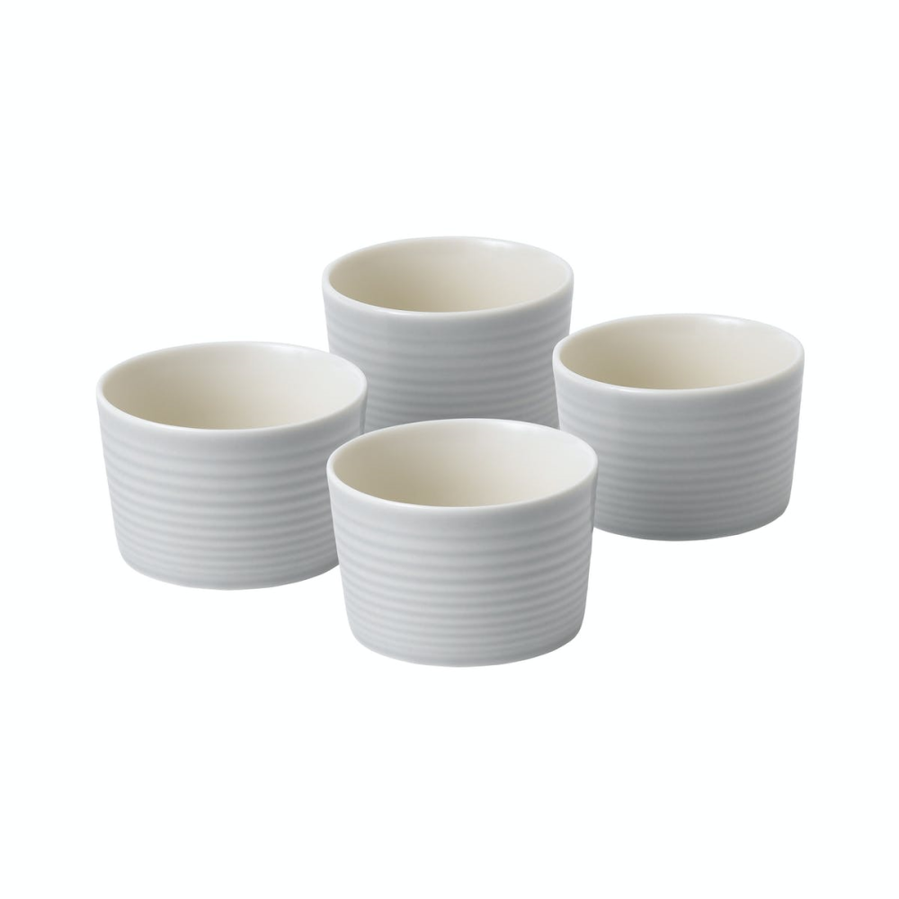 Gordon Ramsay - Maze Set of 4 ramekins, 10cm, Light Grey-0